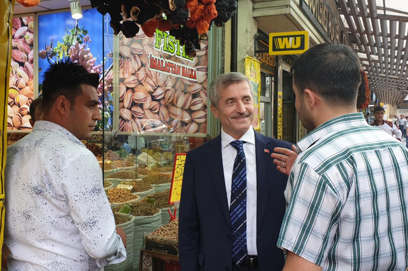 Şahinbey Belediye Başkanı esnaf ziyaretinde bulundu